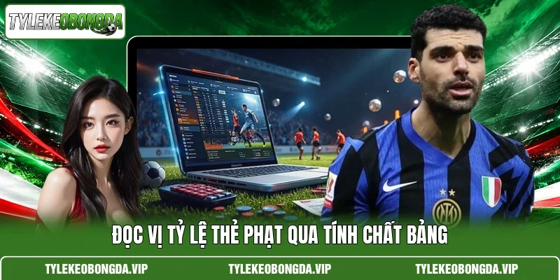 Đọc vị tỷ lệ thẻ phạt qua tính chất bảng